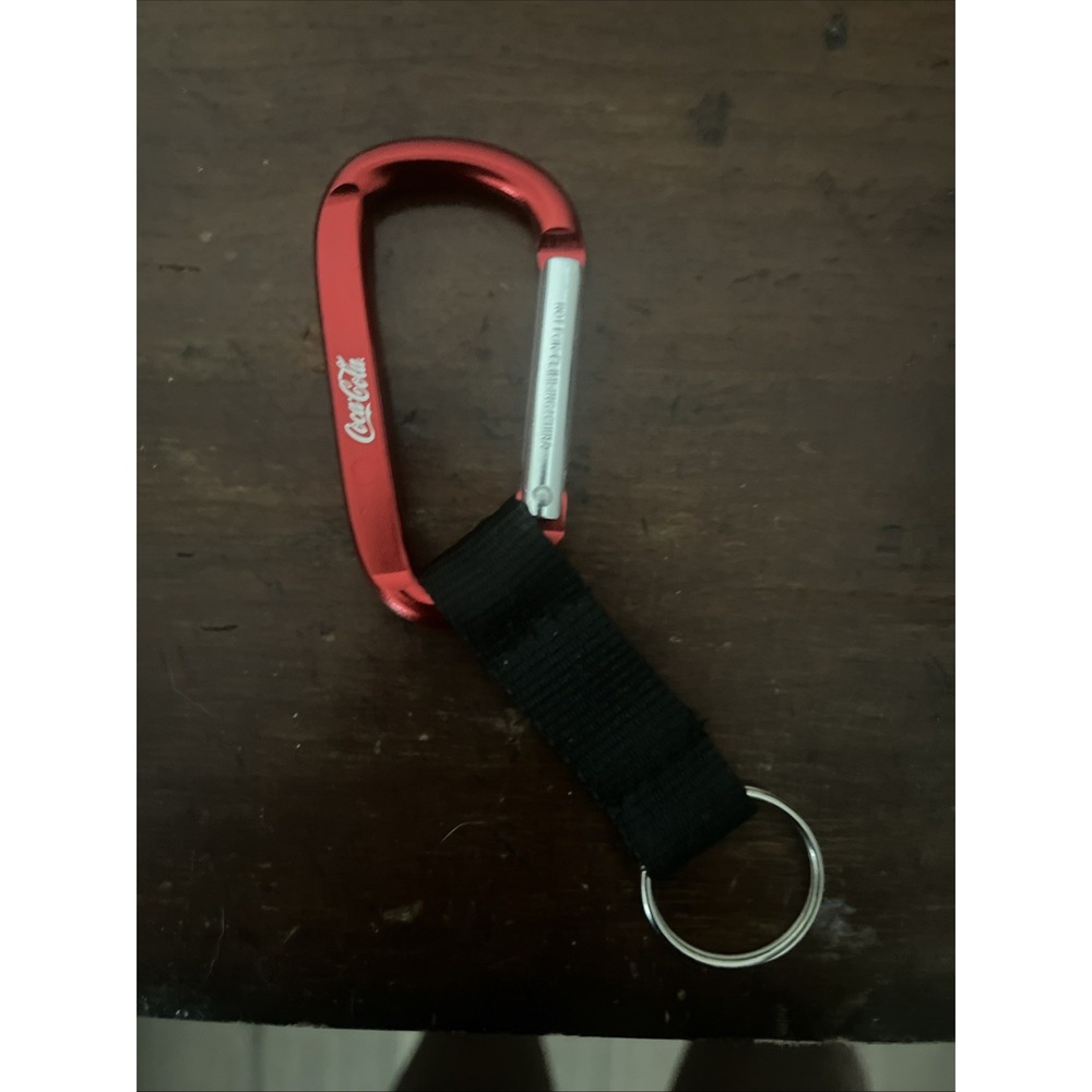 Coca-Cola Carabiner Keychain Red